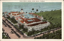 Miami Beach Casino Postcard