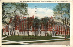 The Michigan League Building, University of Michigan Postcard