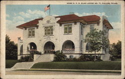 Home, B.P.O. Elks Lodge No. 71 Postcard