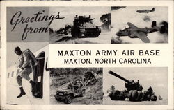 Greetings from Maxton Army Air Base North Carolina Postcard Postcard