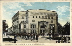 Jerusalem Temple, A.A.O.N.M.S Postcard