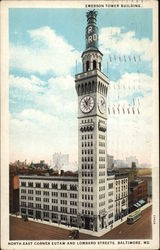 Emerson Tower Building Postcard