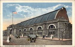 Fifth Regiment Armory, West Hoffman Street Postcard