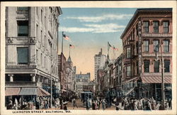 Lexington Street Baltimore, MD Postcard Postcard