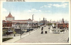 Fallsway, Baltimore, Maryland Postcard Postcard