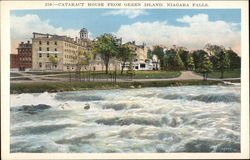 Cataract House from Green Island Postcard