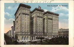 Hotel St. Francis Postcard