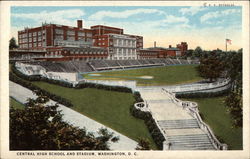 Central High School and Stadium, Washington, D.C District Of Columbia Washington DC Postcard Postcard