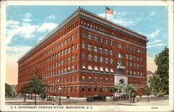 U. S. Government Printing Office - Largest in the World Washington, DC Washington DC Postcard Postcard