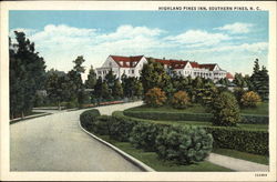 Highland Pines Inn Postcard