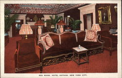 Red Room, Hotel Gotham Postcard