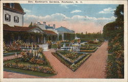 Geo. Eastman's Gardens Rochester, NY Postcard Postcard