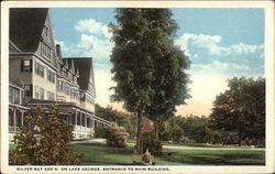 Silver Bay Association on Lake George, Entrance to Main Building New York Postcard Postcard