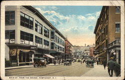 Main St. from the bridge Postcard