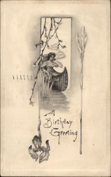 Birthday Greeting Postcard