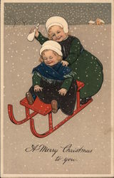 A Merry Christmas to you Postcard