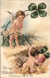 To my Valentine Cupid Postcard Postcard