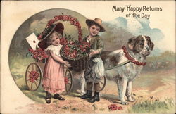 Many Happy Returns of the Day Postcard