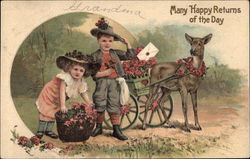 Many Happy Returns of the Day Postcard