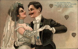 Wedding Couple Postcard