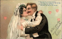 Couple Kissing Postcard