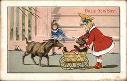 Billie Gets Busy Postcard