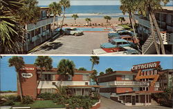 Catalina Beach Motel Daytona Beach, FL Postcard Postcard