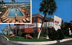 Nassau Beach Motel Daytona Beach, FL Postcard Postcard