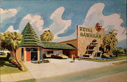 Royal Hawaiian Motel Daytona Beach, FL Postcard Postcard