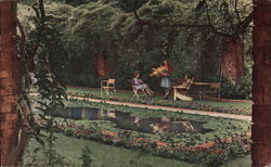 Gracious El Encanto, "The Enchanted" Hotel Postcard