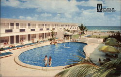 Monaco Luxury Resort Motel Miami Beach, FL Postcard Postcard