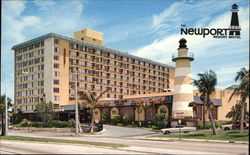 The Newport Resort Motel Miami Beach, FL Postcard Postcard