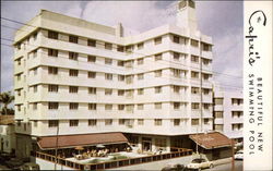 The Capri's Beautiful New Swimming Pool Miami Beach, FL Postcard Postcard