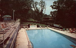 Allenberry Club Pool and Meadow Lodge Boiling Springs, PA Postcard Postcard