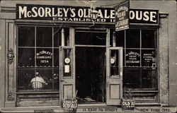 McSorley's Old Ale House New York, NY Postcard Postcard