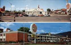 Covey's New America Motel & Coffee Shop Postcard