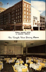 Temple Square Hotel & Parking Terrace - The Temple View Dining Room Postcard