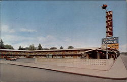 Satellite Lodge Motel Ukiah, CA Postcard Postcard