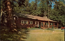 Roosevelt Lodge at Junction of North-East Entrance Road - Yellowstone National Park Postcard