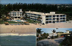 Sun Castle Club and Motor Hotel Pompano Beach, FL Postcard Postcard