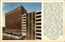 Roosevelt Motor Hotel Cedar Rapids, IA Postcard Postcard