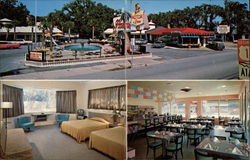 Palms Motor Inn Postcard