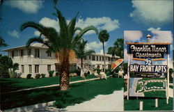 Franklin Manor Apartments Sarasota, FL Postcard Postcard