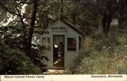 Mount Carmel Family Camp - Prayer Chapel Alexandria, MN Postcard Postcard