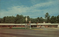 Ivey's Motel and Restaurant Postcard