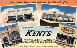 Kents Restaurants Postcard