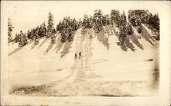 Ski Slope Postcard