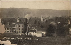 View of Town from East Hill Postcard