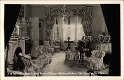 Home of Franklin D. Roosevelt, The Dresden Room - Hyde Park Postcard