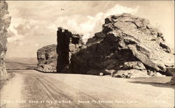 Trail Ridge Road at the Big Rock Postcard